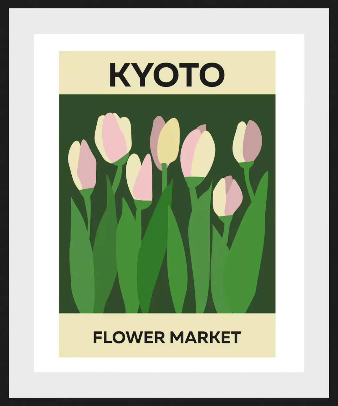 queence Bild "Kyoto", Blumen, (1 St.), gerahmt günstig online kaufen
