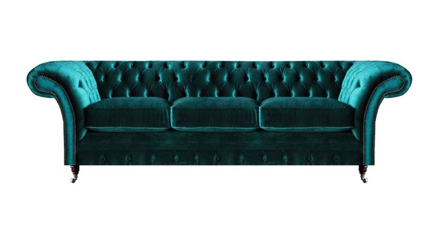 JVmoebel Chesterfield-Sofa Chesterfield Sofa Dreisitzer Couch Polstermöbel günstig online kaufen