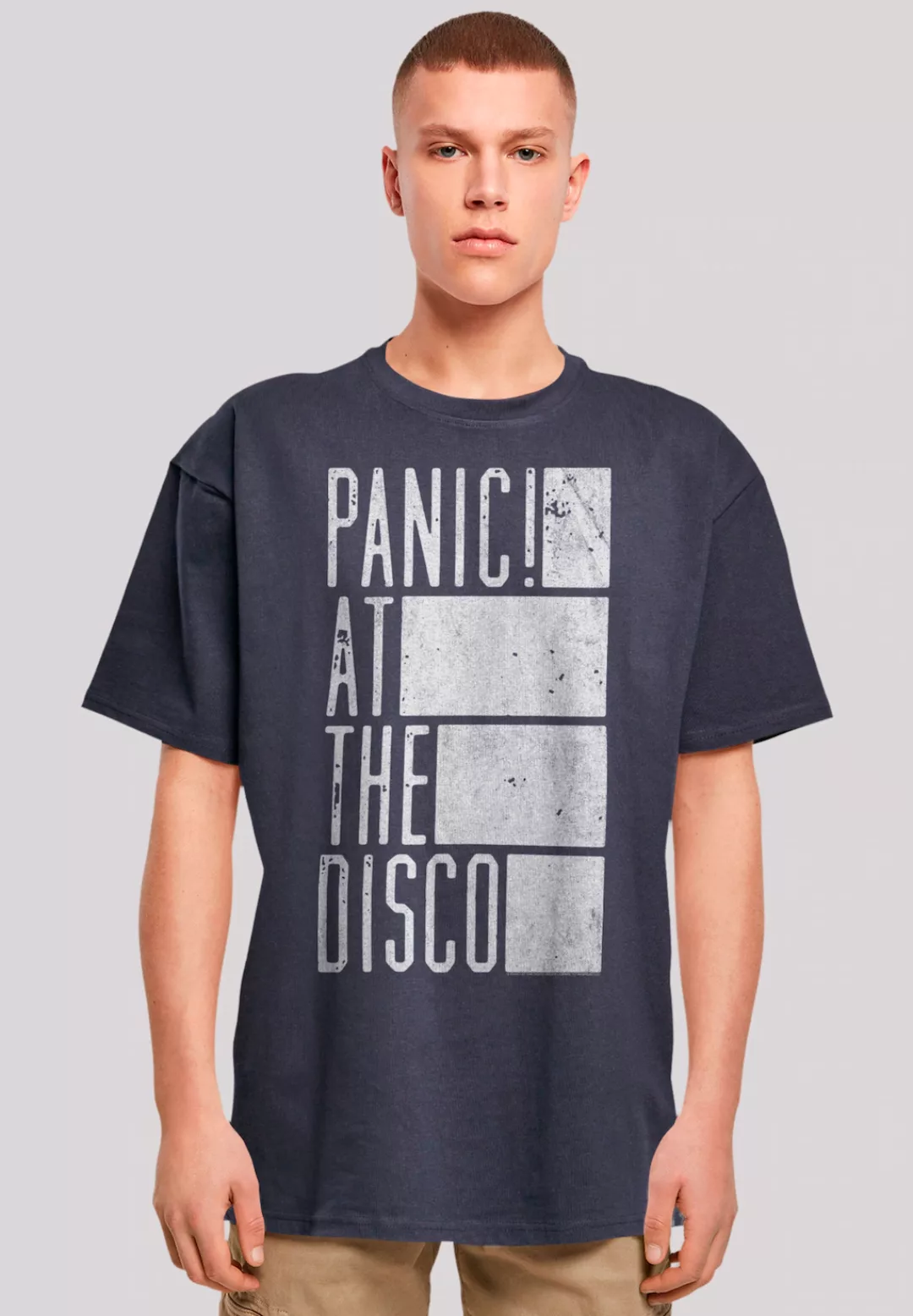 F4NT4STIC T-Shirt "Panic At The Disco Block Text", Premium Qualität günstig online kaufen