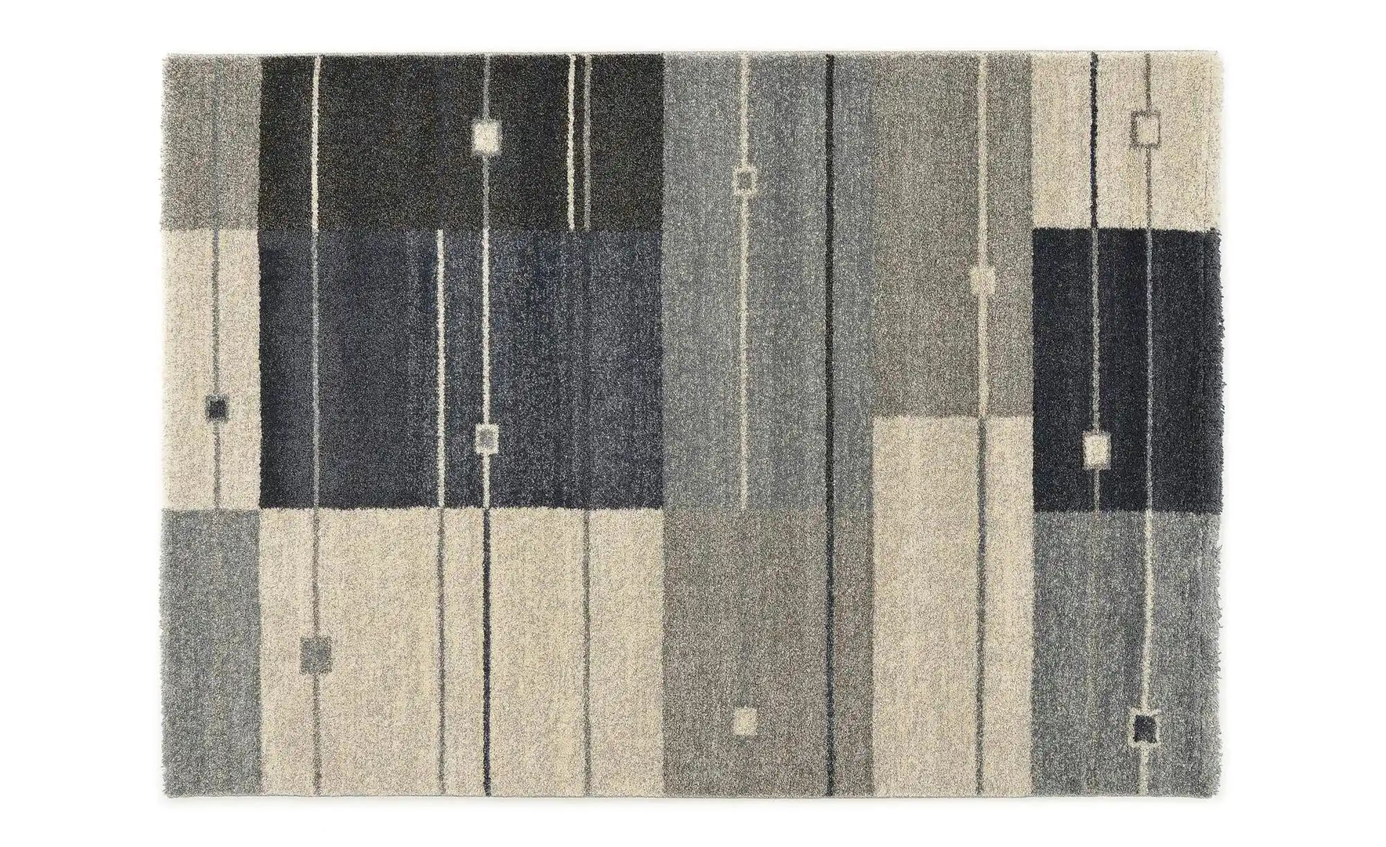 Kurzflorteppich   ¦ grau ¦ Synthetische Fasern ¦ Maße (cm): B: 140 H: 2 Tep günstig online kaufen