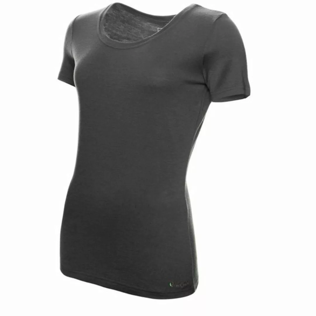 Kaipara - Merino Sportswear Rundhalsshirt Merino Shirt Damen Kurzarm Slimfi günstig online kaufen