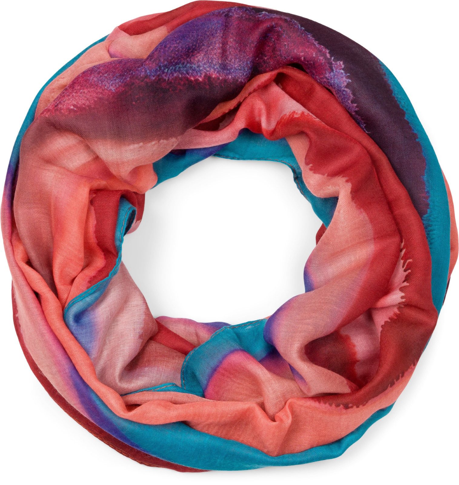 styleBREAKER Loop Bunter Loop Aquarell Farbverlauf günstig online kaufen