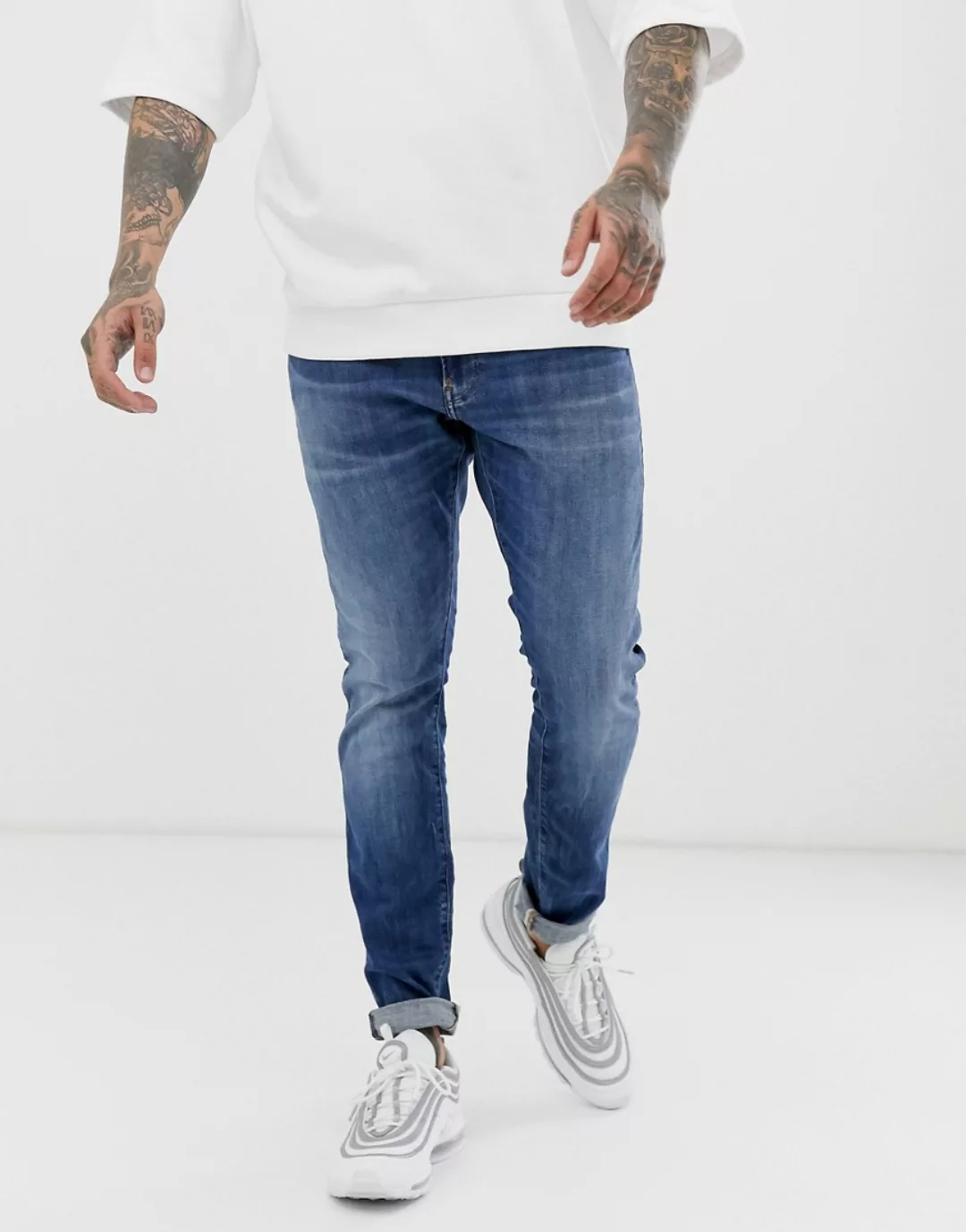 G-star Revend Skinny Jeans 35 Medium Indigo Aged günstig online kaufen