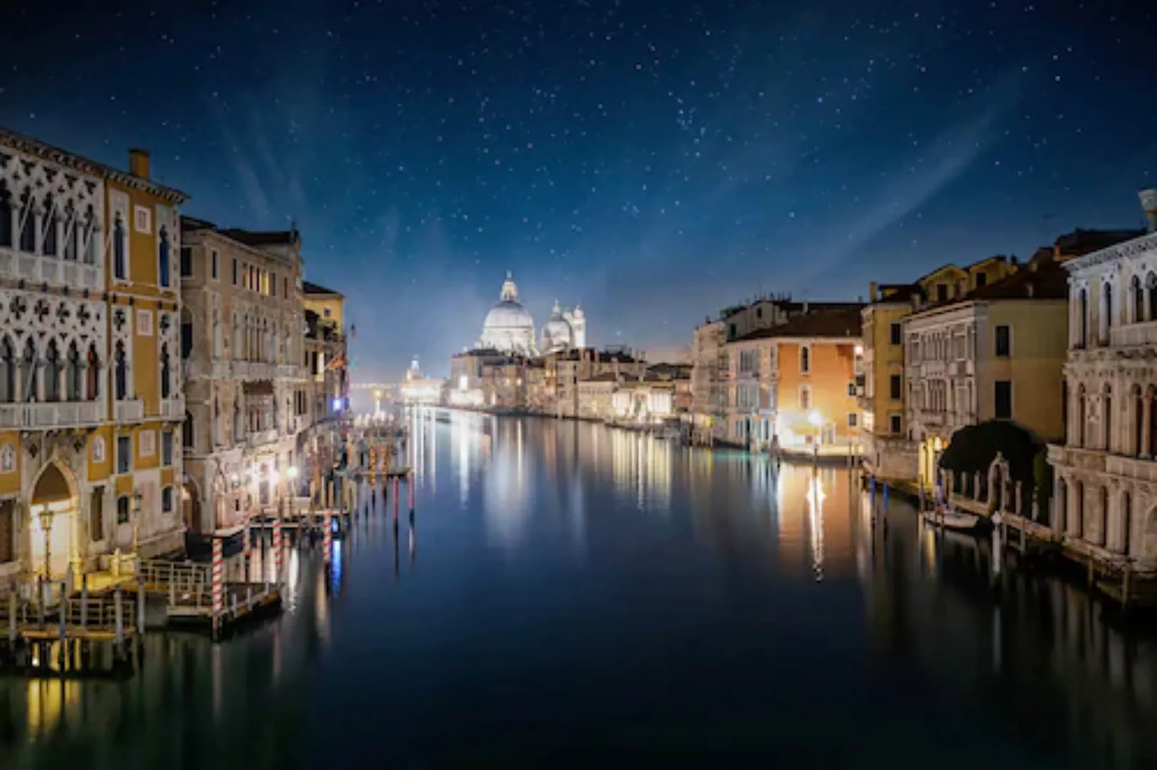 Papermoon Fototapete »Venedig bei Nacht« günstig online kaufen