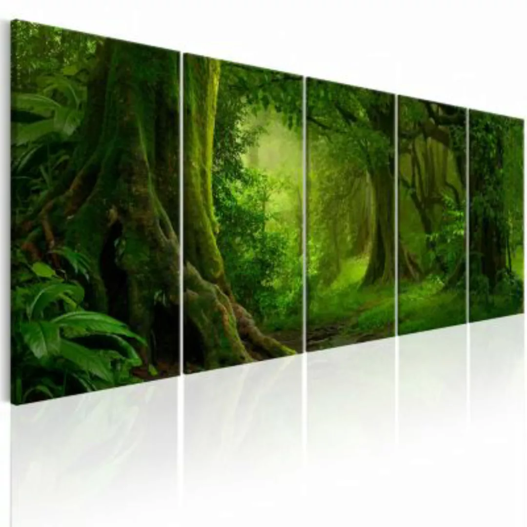 artgeist Wandbild Tropical Jungle braun/grün Gr. 200 x 80 günstig online kaufen