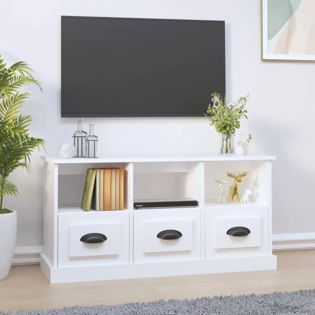 vidaXL TV-Schrank TV-Schrank Weiß 100x35x50 cm günstig online kaufen