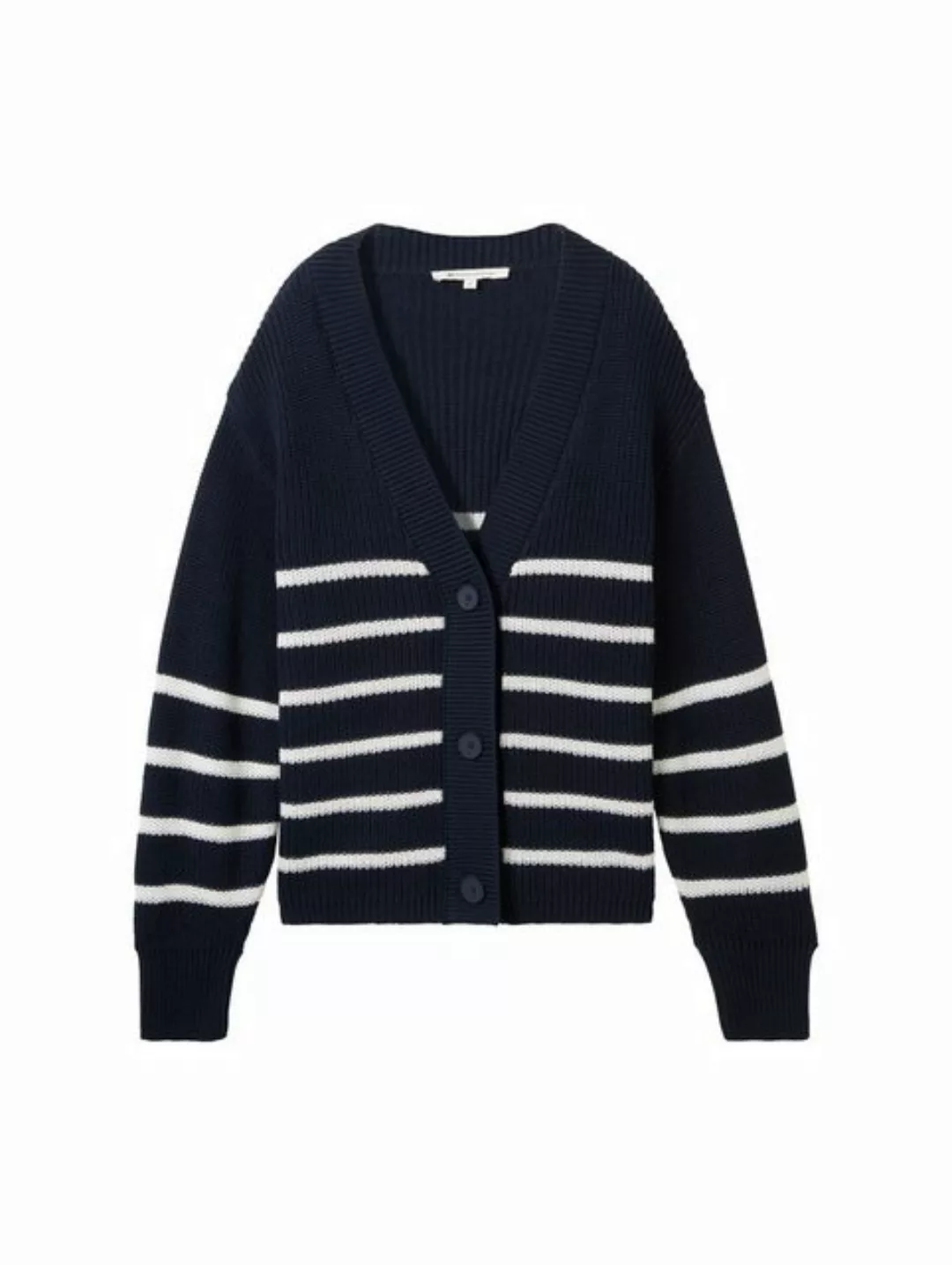 TOM TAILOR Denim Cardigan Strick Cardigan mit V-Ausschnitt günstig online kaufen