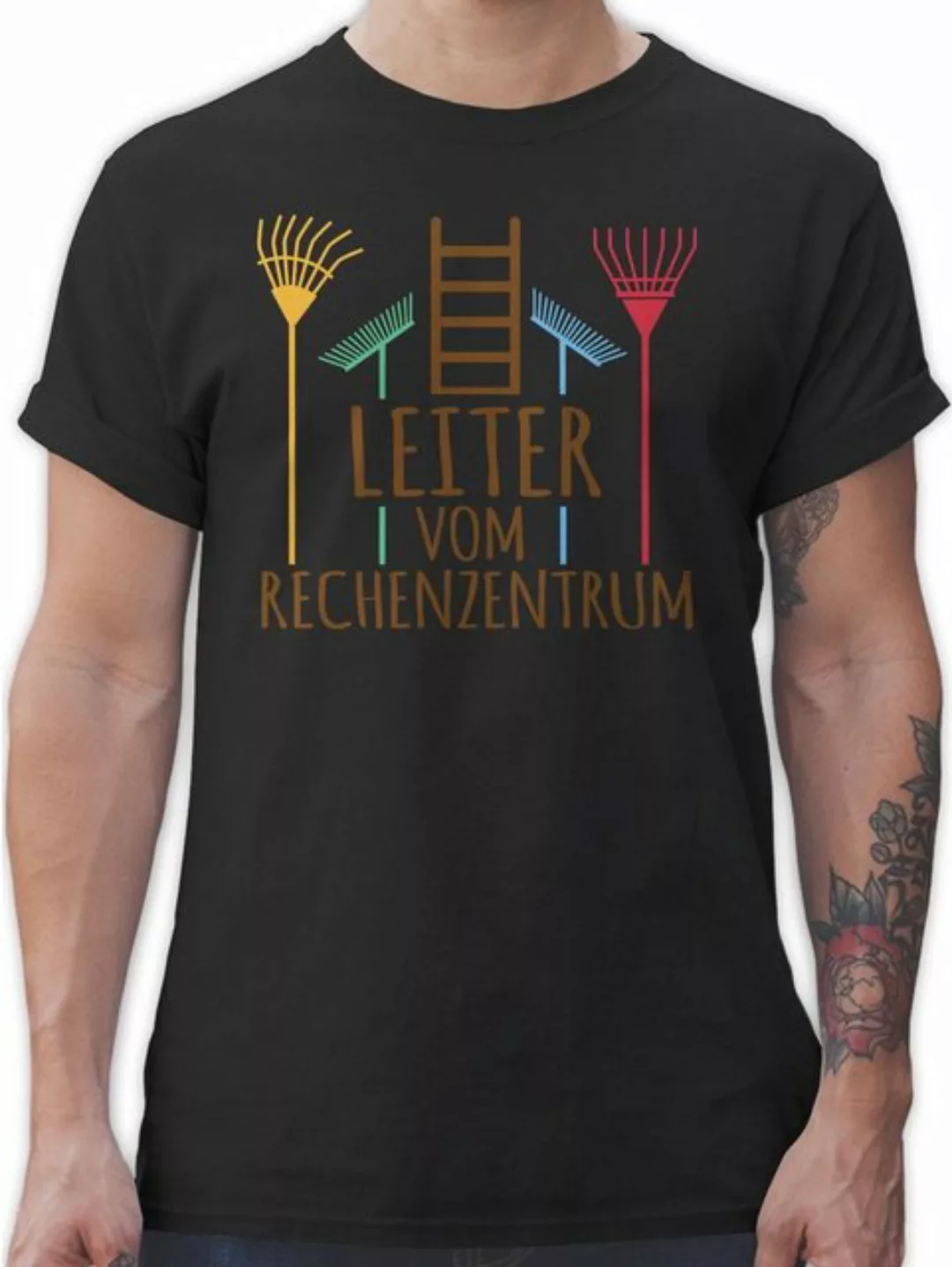 Shirtracer T-Shirt Leiter vom Rechenzentrum dunkel Herren & Männer Geschenk günstig online kaufen