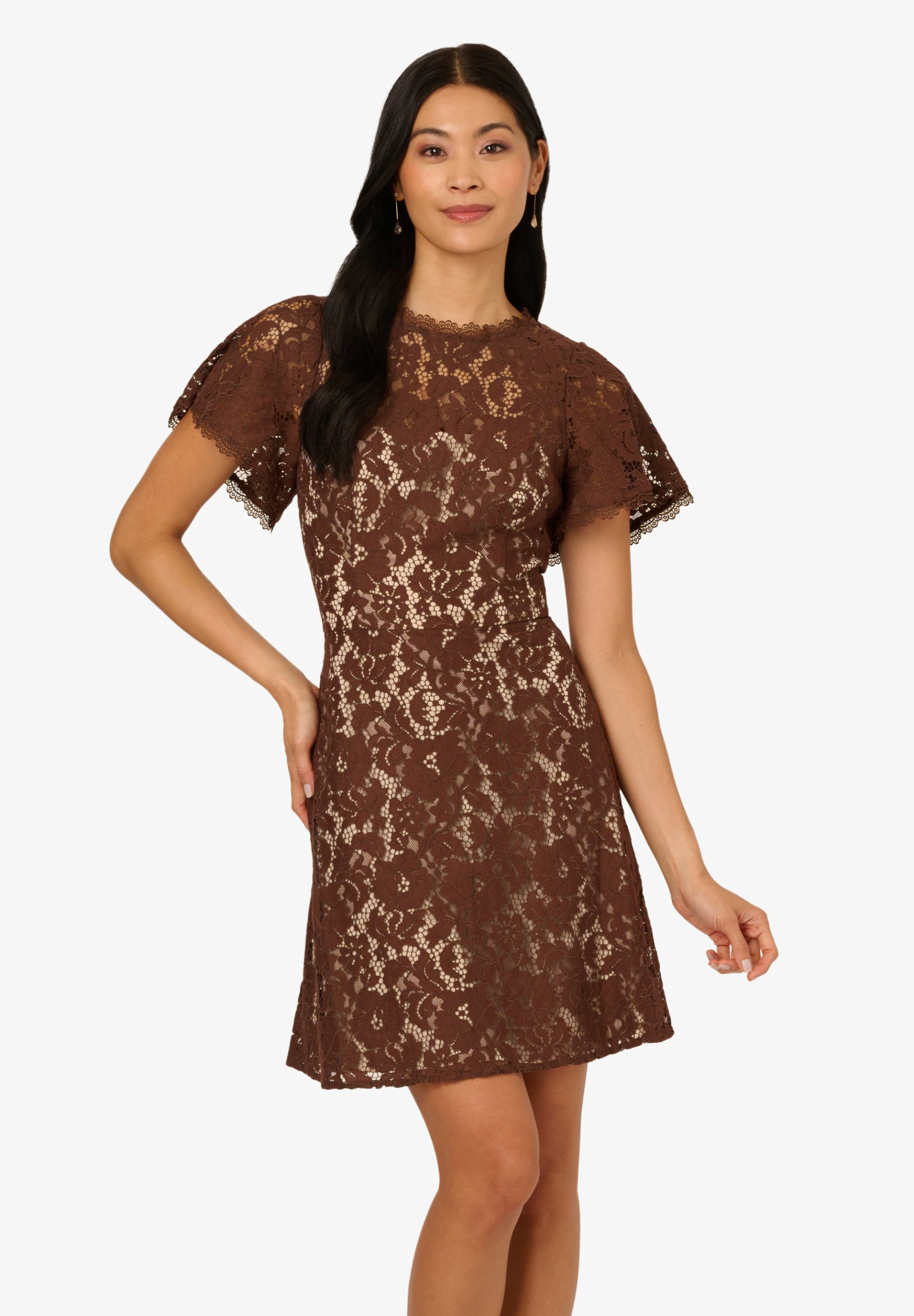 Adrianna Papell Abendkleid Lace Flounce Short günstig online kaufen