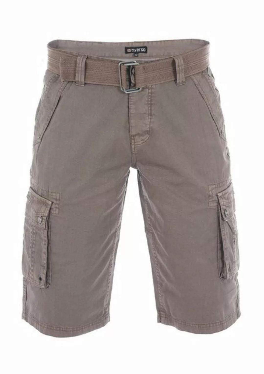 riverso Kurze Hosen Herren Cargo Shorts mit Gürtel Regular Fit RIVAnton günstig online kaufen