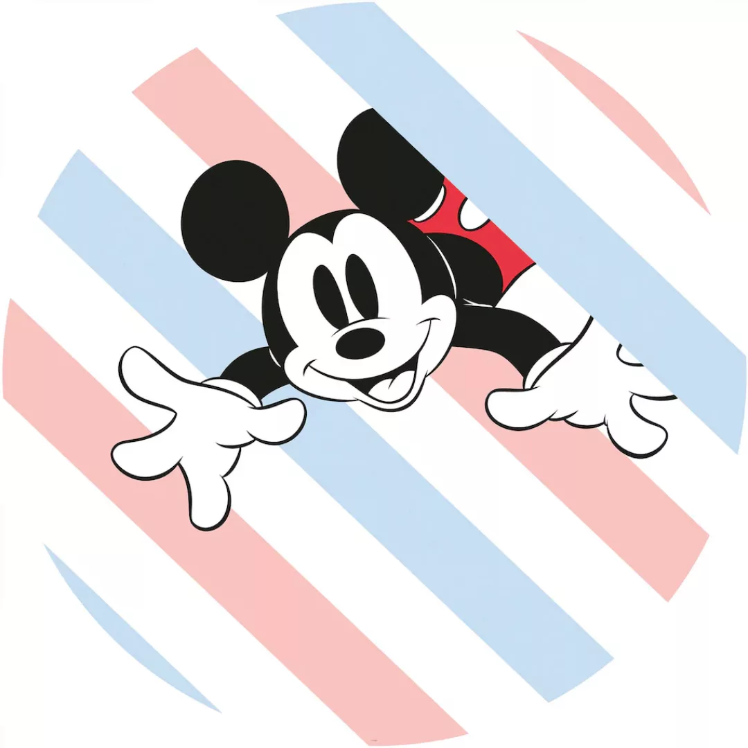 Komar Wandtattoo "Mickey Hang in There", (1 St.), 125x125 cm (Breite x Höhe günstig online kaufen