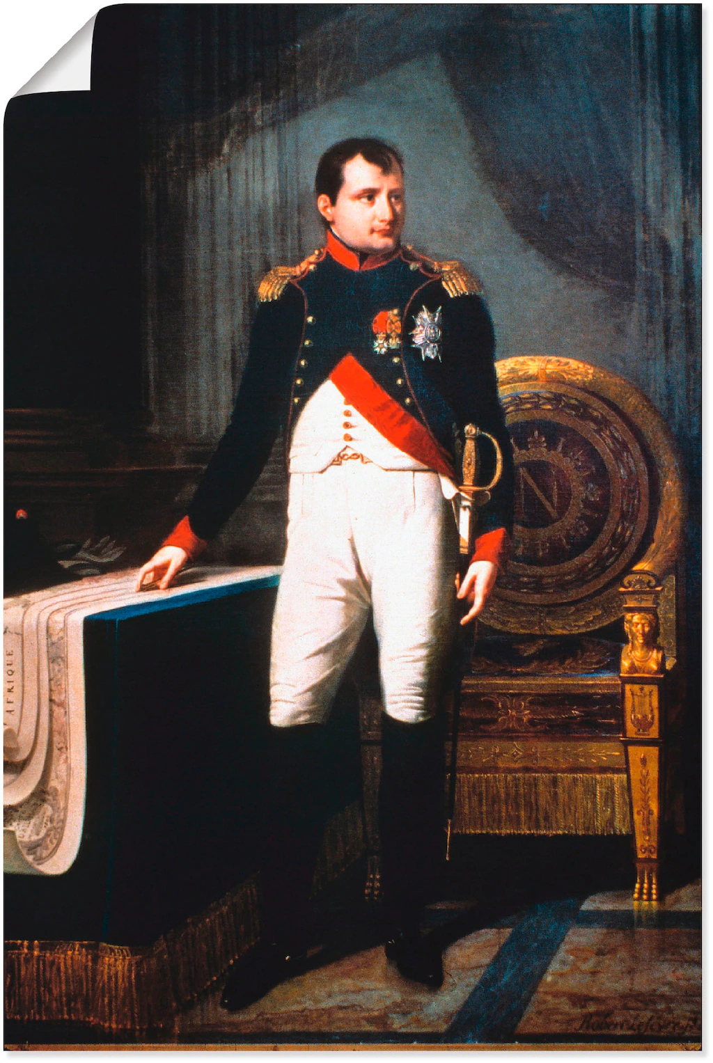 Artland Poster "Napoleon Bonaparte, 1809", Menschen, (1 St.), als Alubild, günstig online kaufen