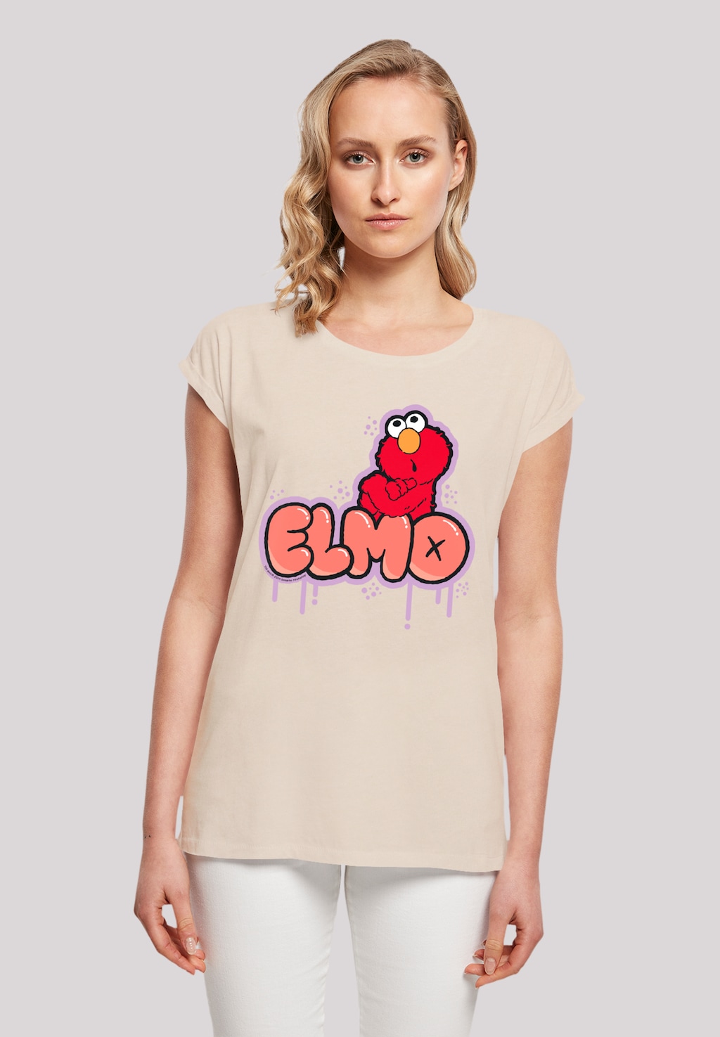 F4NT4STIC T-Shirt "Sesamstraße Elmo NO", Premium Qualität, Weihnachts-Kolle günstig online kaufen