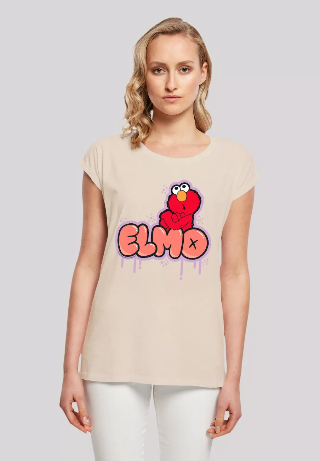 F4NT4STIC T-Shirt "Sesamstraße Elmo NO", Premium Qualität, Weihnachts-Kolle günstig online kaufen