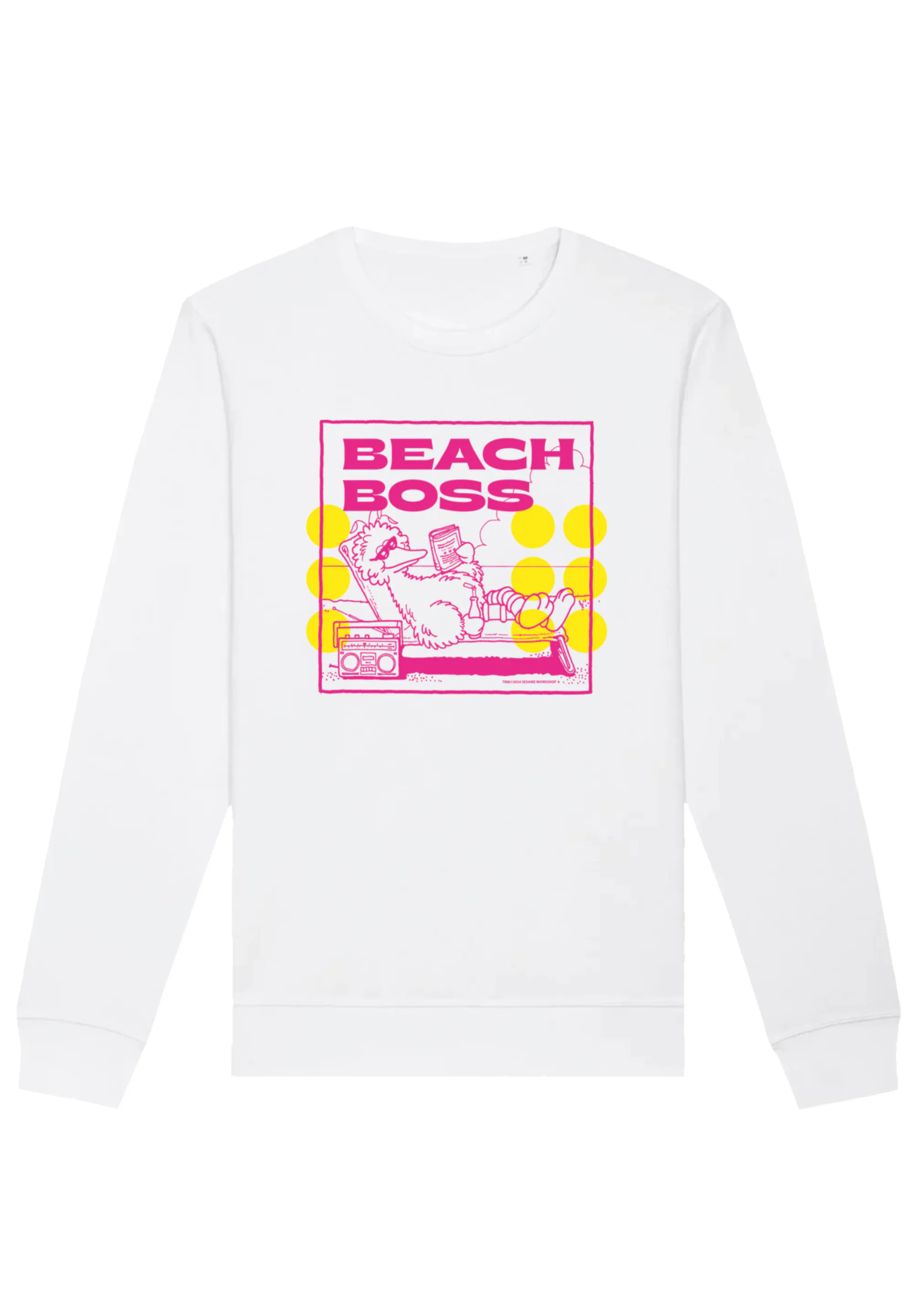 F4NT4STIC Sweatshirt "Sesamstraße Bibo Beach Boss", Premium Qualität,Nostal günstig online kaufen