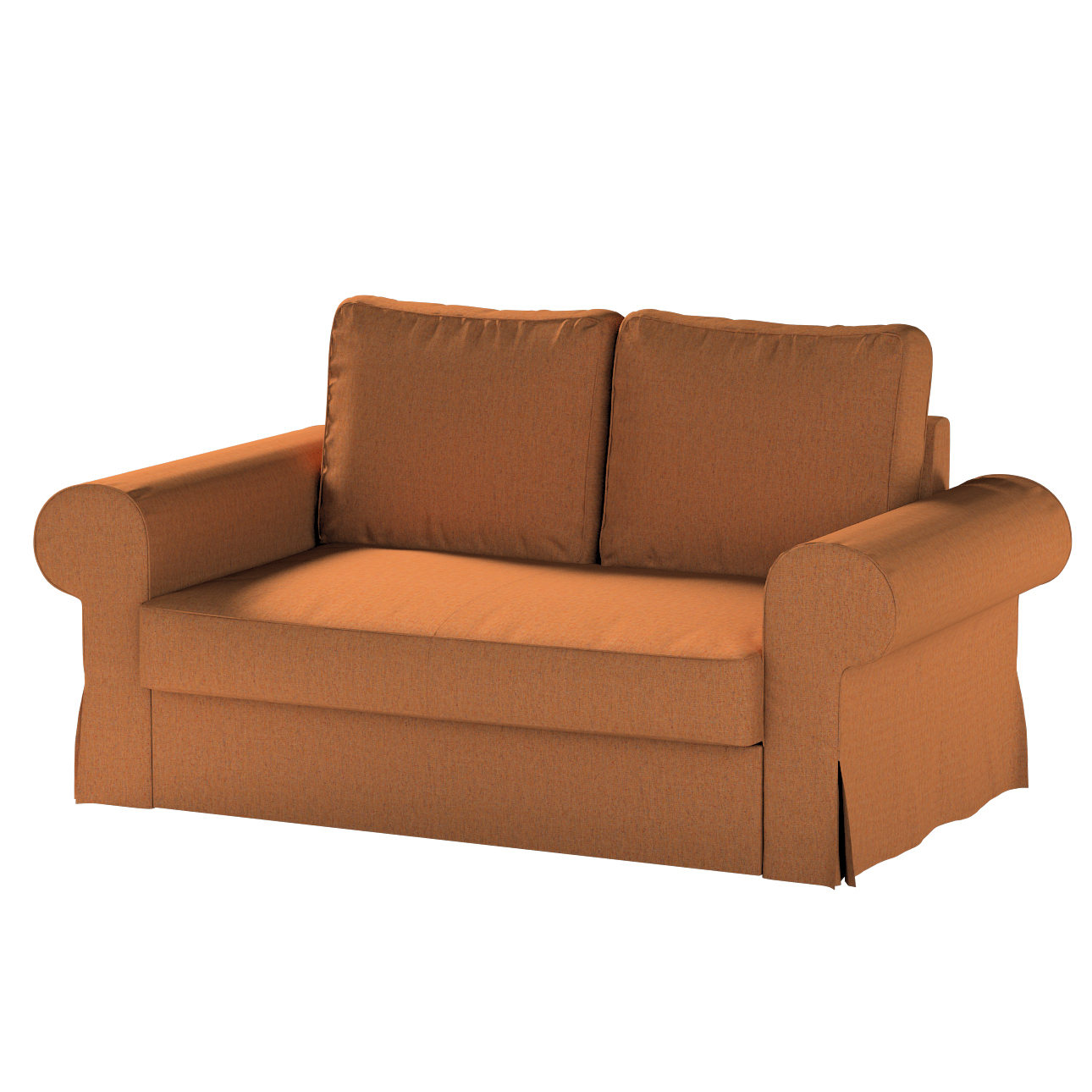 Bezug für Backabro 2-Sitzer Sofa ausklappbar, orange, Bezug für Backabro 2- günstig online kaufen