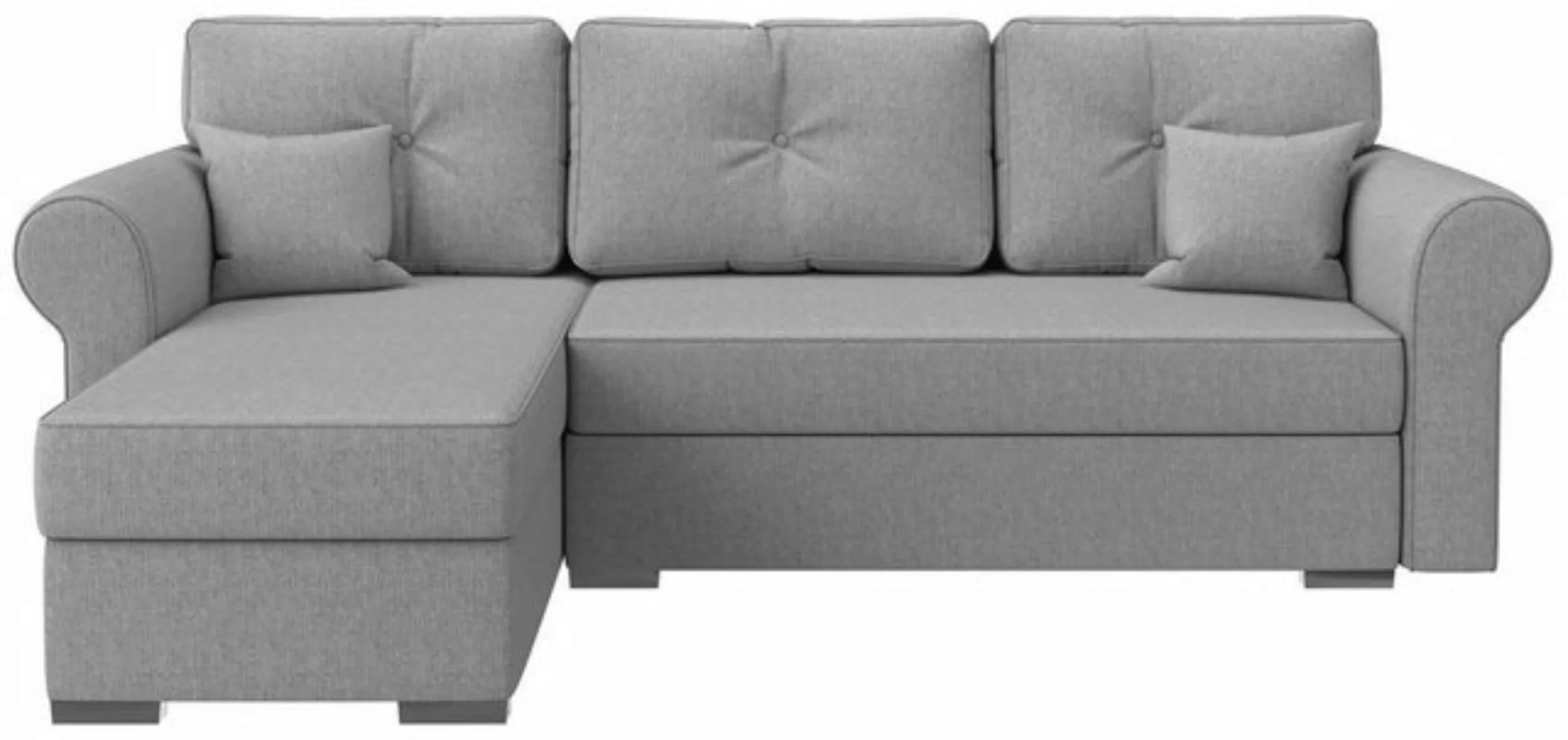 Stylefy Ecksofa Orco, L-Form, Eckcouch, mit Bettfunktion und Bettkasten, Ot günstig online kaufen