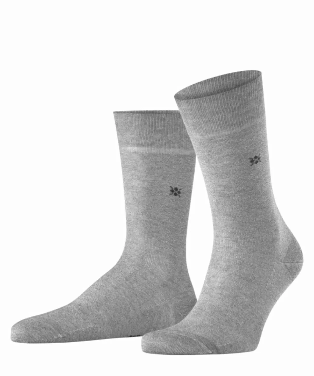 Burlington Dublin Herren Socken, 40-46, Grau, Uni, Baumwolle, 21015-339202 günstig online kaufen