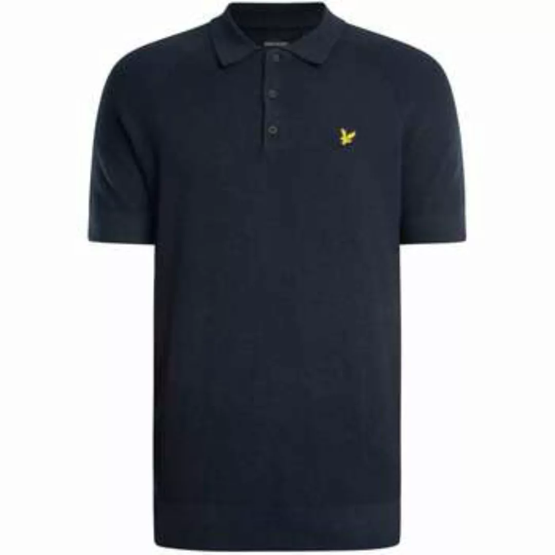 Lyle & Scott  Poloshirt Gestricktes Poloshirt aus Leinenmischung günstig online kaufen