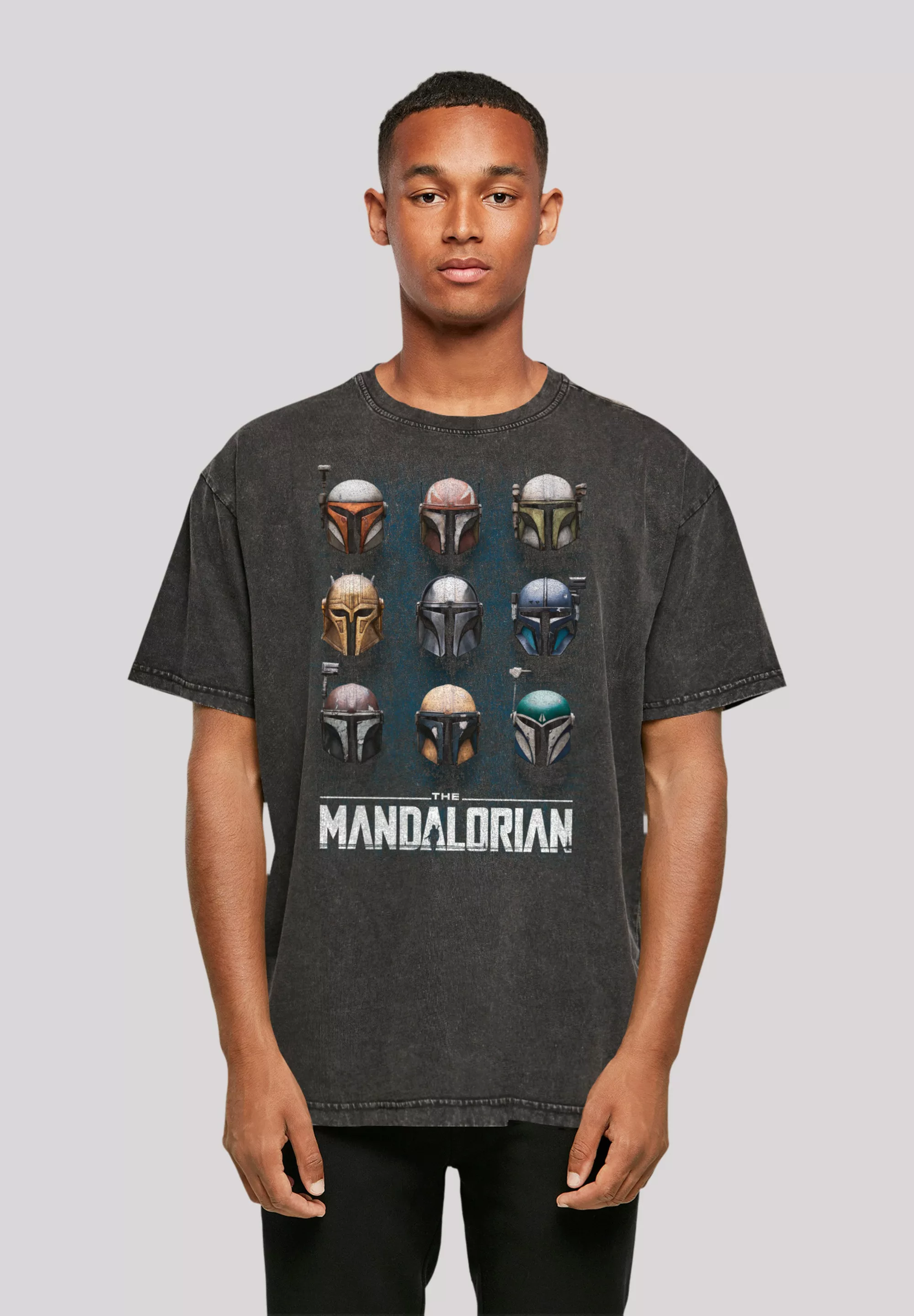 F4NT4STIC T-Shirt "Star Wars The Mandalorian Helmets" günstig online kaufen