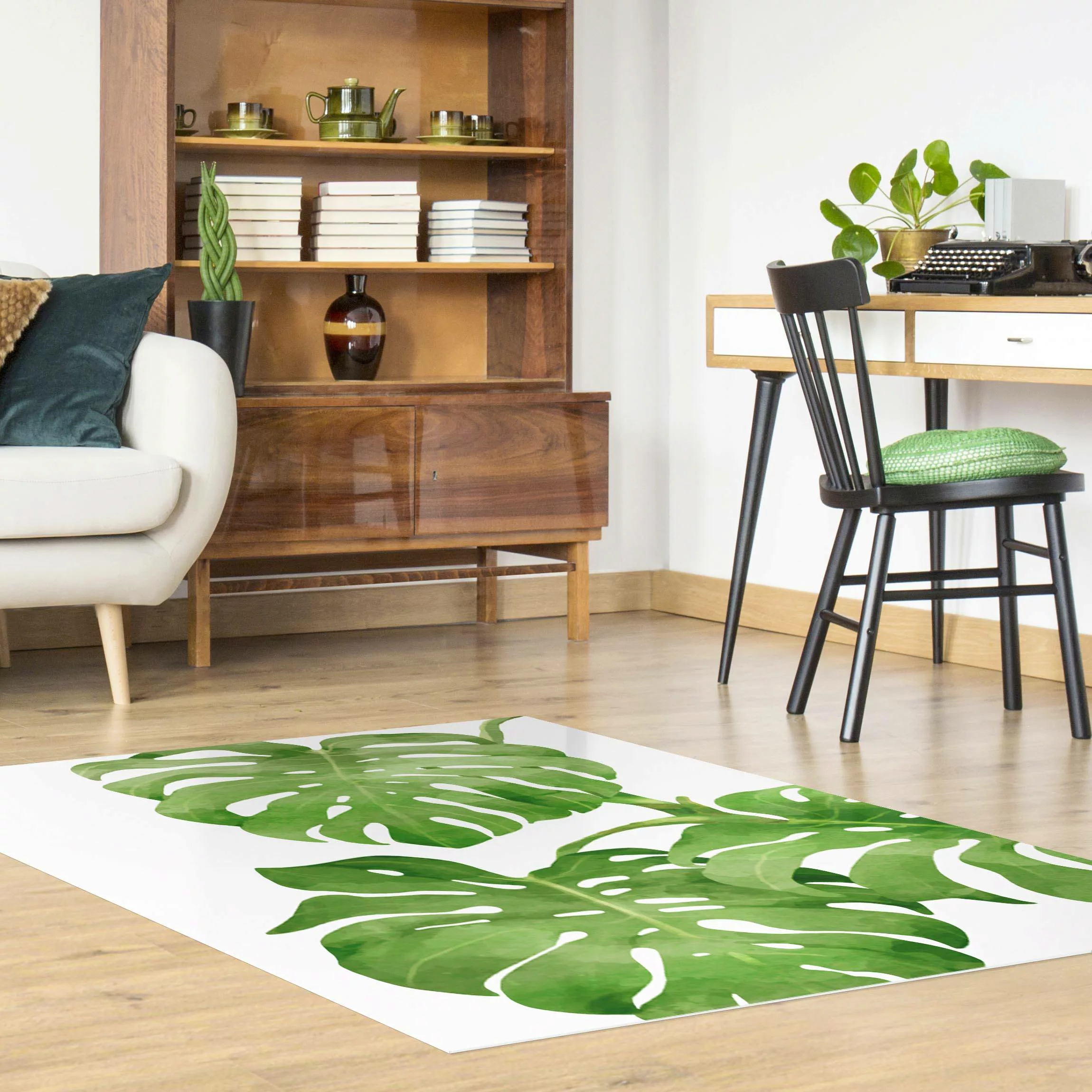 Vinyl-Teppich Monstera Aquarell günstig online kaufen