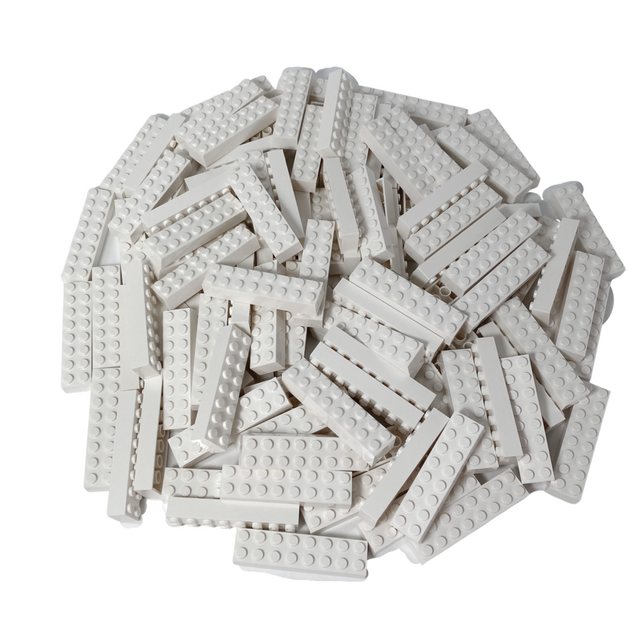 LEGO® Spielbausteine LEGO® 2x8 Steine Hochsteine Weiß - 3007 NEU! Menge 25x günstig online kaufen