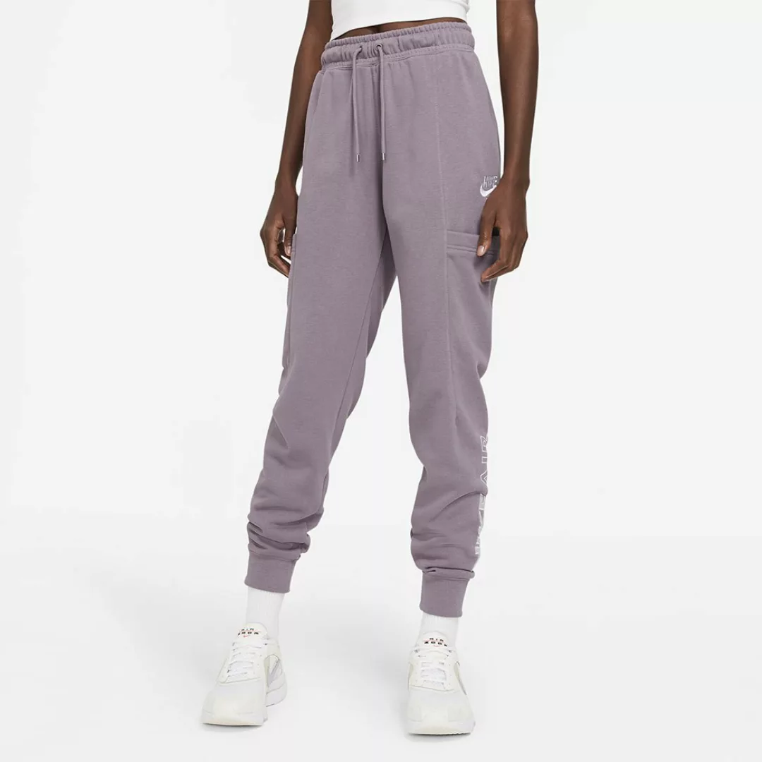 Nike Sportswear Air Mid Rise Hose M Purple Smoke / White günstig online kaufen
