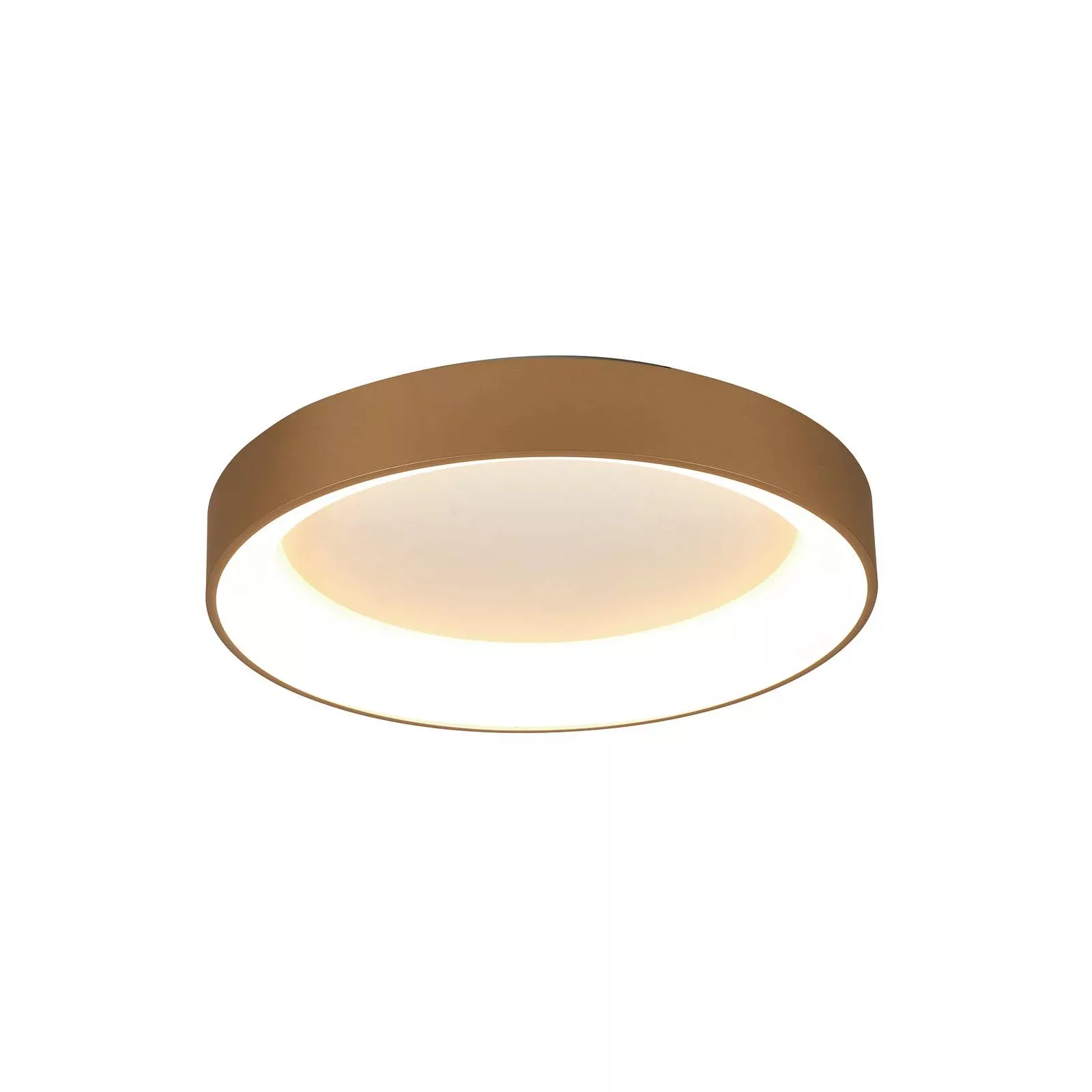 LED-Deckenlampe Niseko II CCT Fernbedienung Ø38cm goldfarben günstig online kaufen