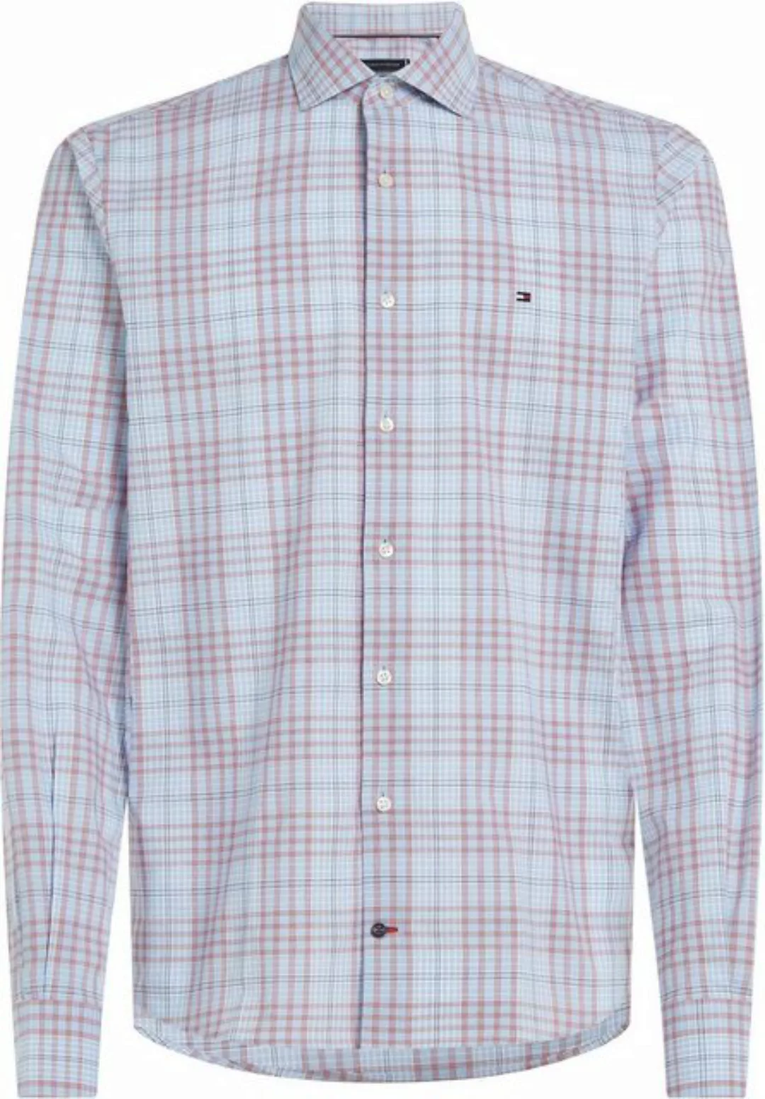 Tommy Hilfiger TAILORED Langarmhemd CL STRETCH GLEN CHECK SF SHIRT günstig online kaufen