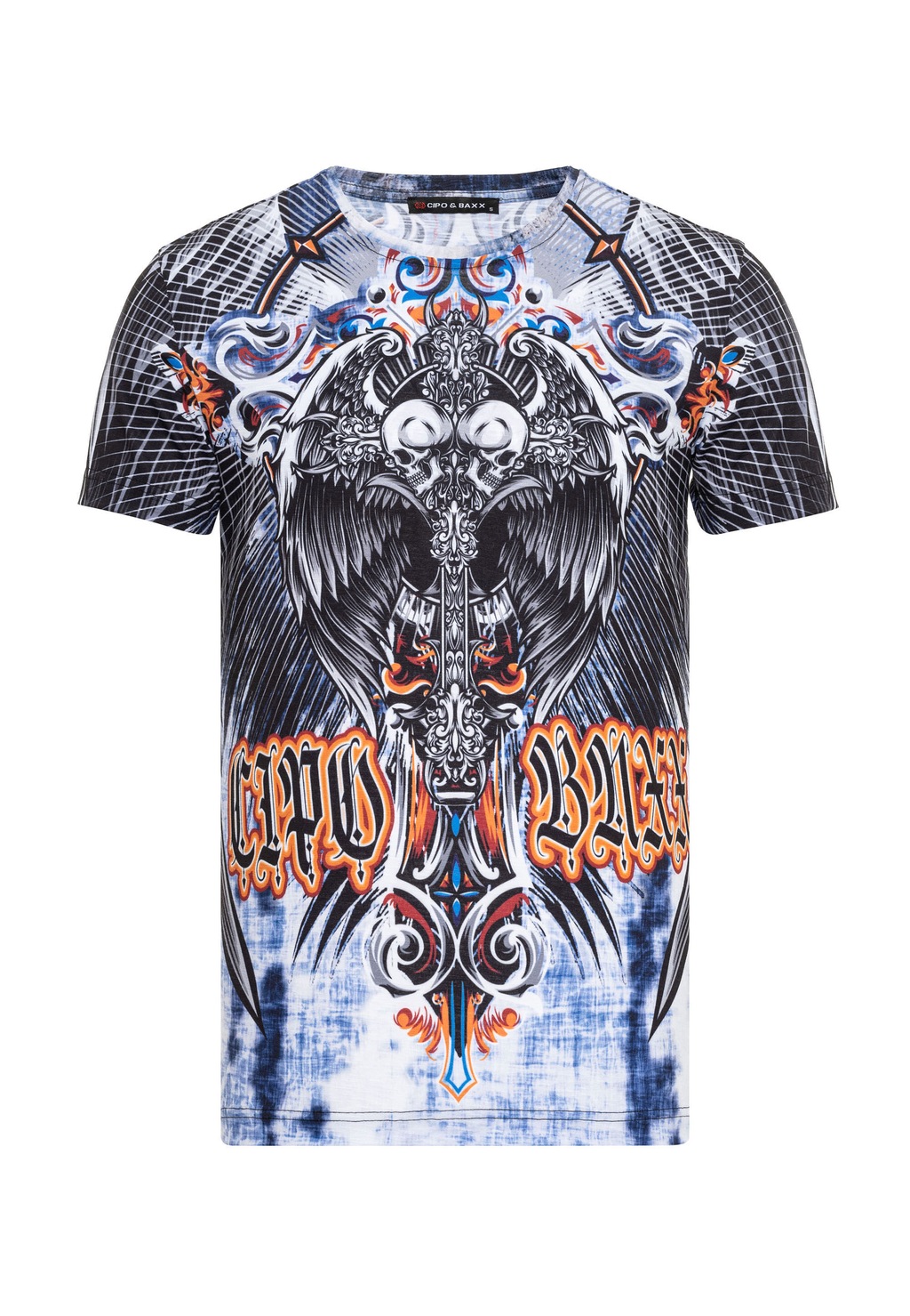 Cipo & Baxx T-Shirt "T-Shirt", Rundhals-Ausschnitt günstig online kaufen
