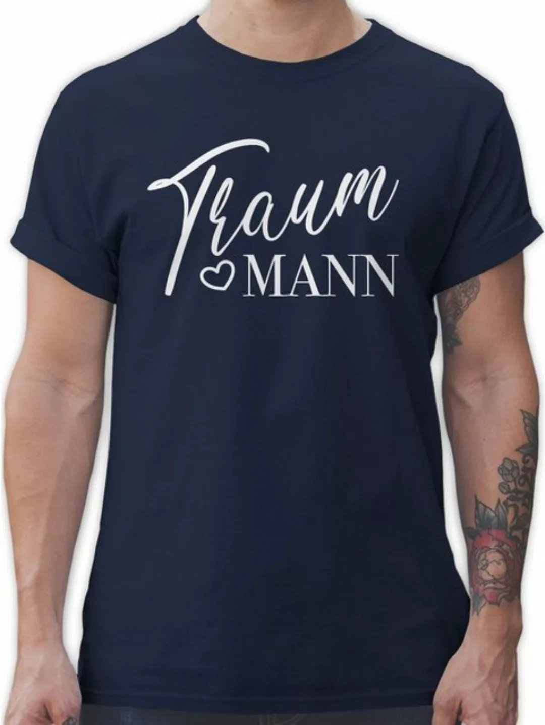 Shirtracer T-Shirt Traummann - Wunschmann Idealmann Wunschpartner Geliebter günstig online kaufen