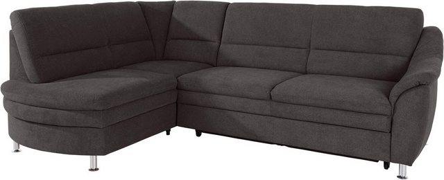 Places of Style Ecksofa "Cardoso L-Form", Federkern, wahlweise mit Bett, Sc günstig online kaufen