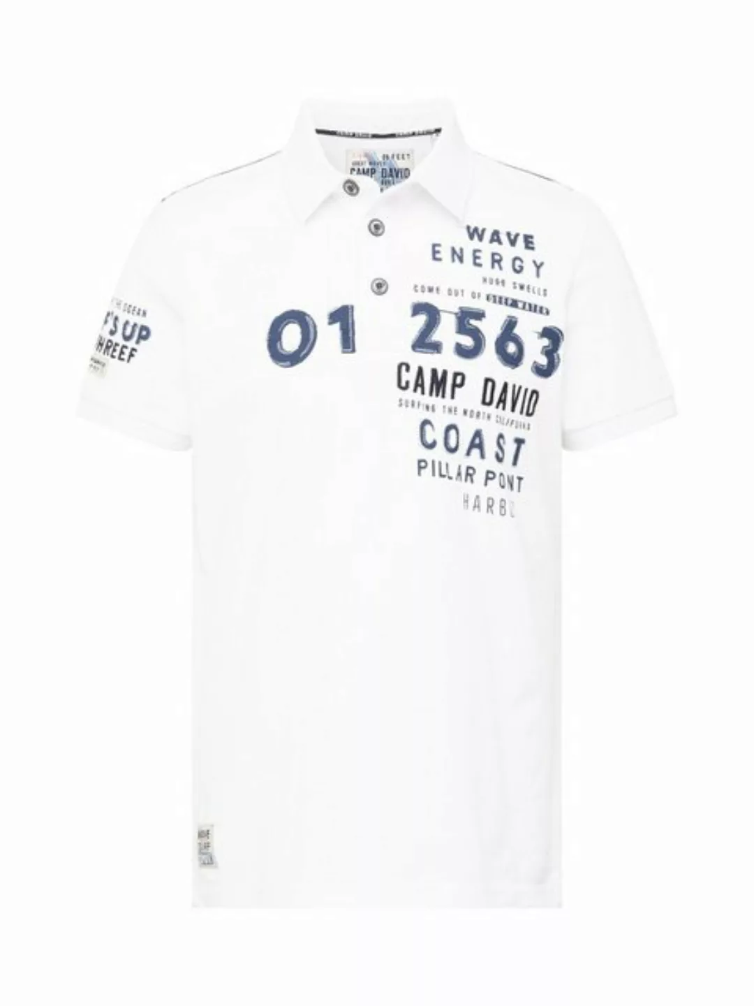 CAMP DAVID Poloshirt aus Baumwolle günstig online kaufen