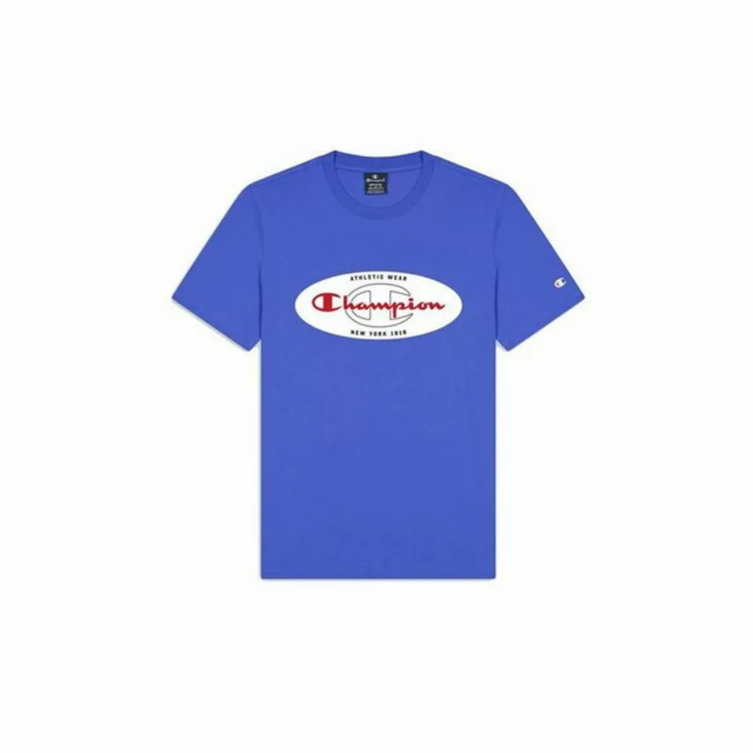 Champion T-Shirt Herren Kurzarm-T-Shirt Champion Crewneck Blau günstig online kaufen