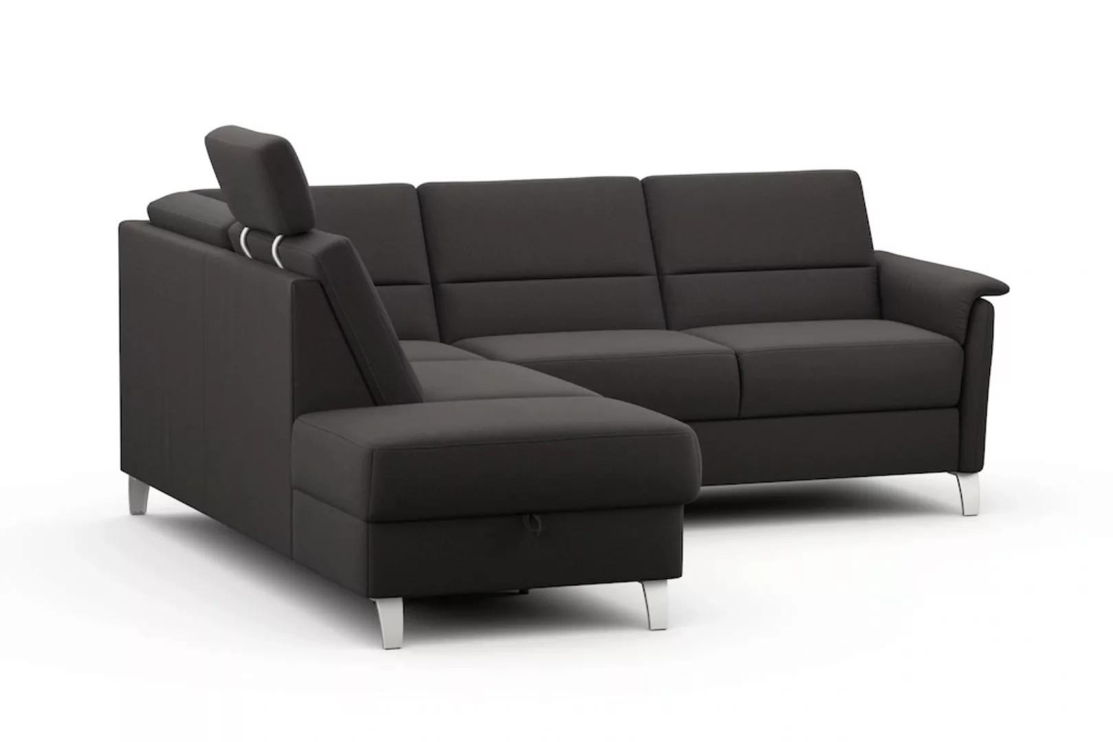 sit&more Ecksofa "Palmera L-Form", wahlweise mit Bettfunktion und Stauraum günstig online kaufen