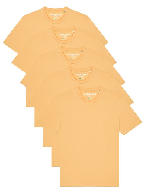 wat? Apparel T-Shirt 5er Multipack Bio Basic T-Shirt Nispero günstig online kaufen