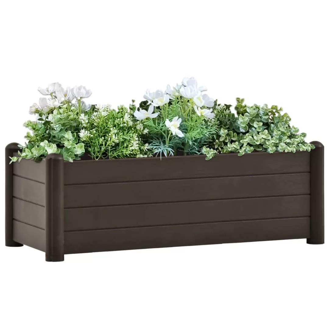 Garten-hochbeet Pp Mokka 100x43x35 Cm günstig online kaufen