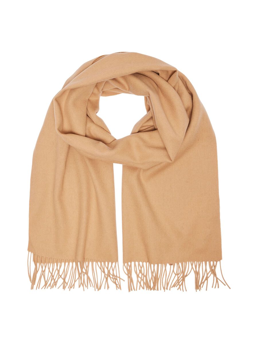 SELECTED Woll Schal Damen Beige günstig online kaufen