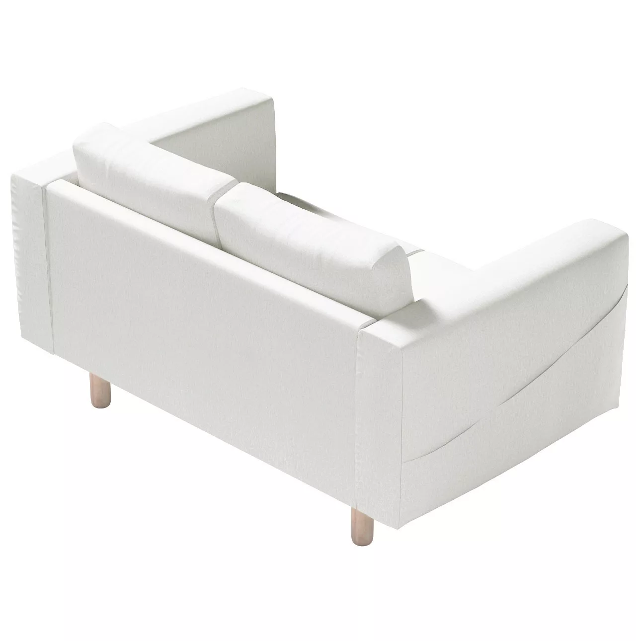 Bezug für Norsborg 2-Sitzer Sofa, creme, Norsborg 2-Sitzer Sofabezug, Amste günstig online kaufen