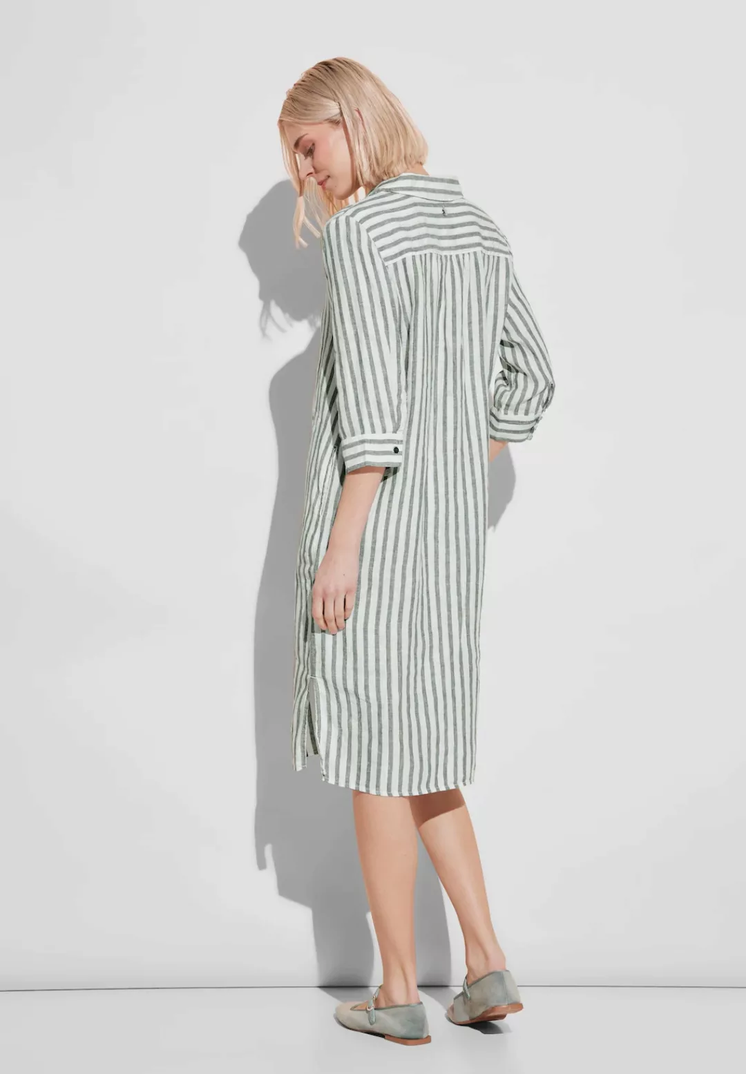STREET ONE Blusenkleid aus Leinen günstig online kaufen