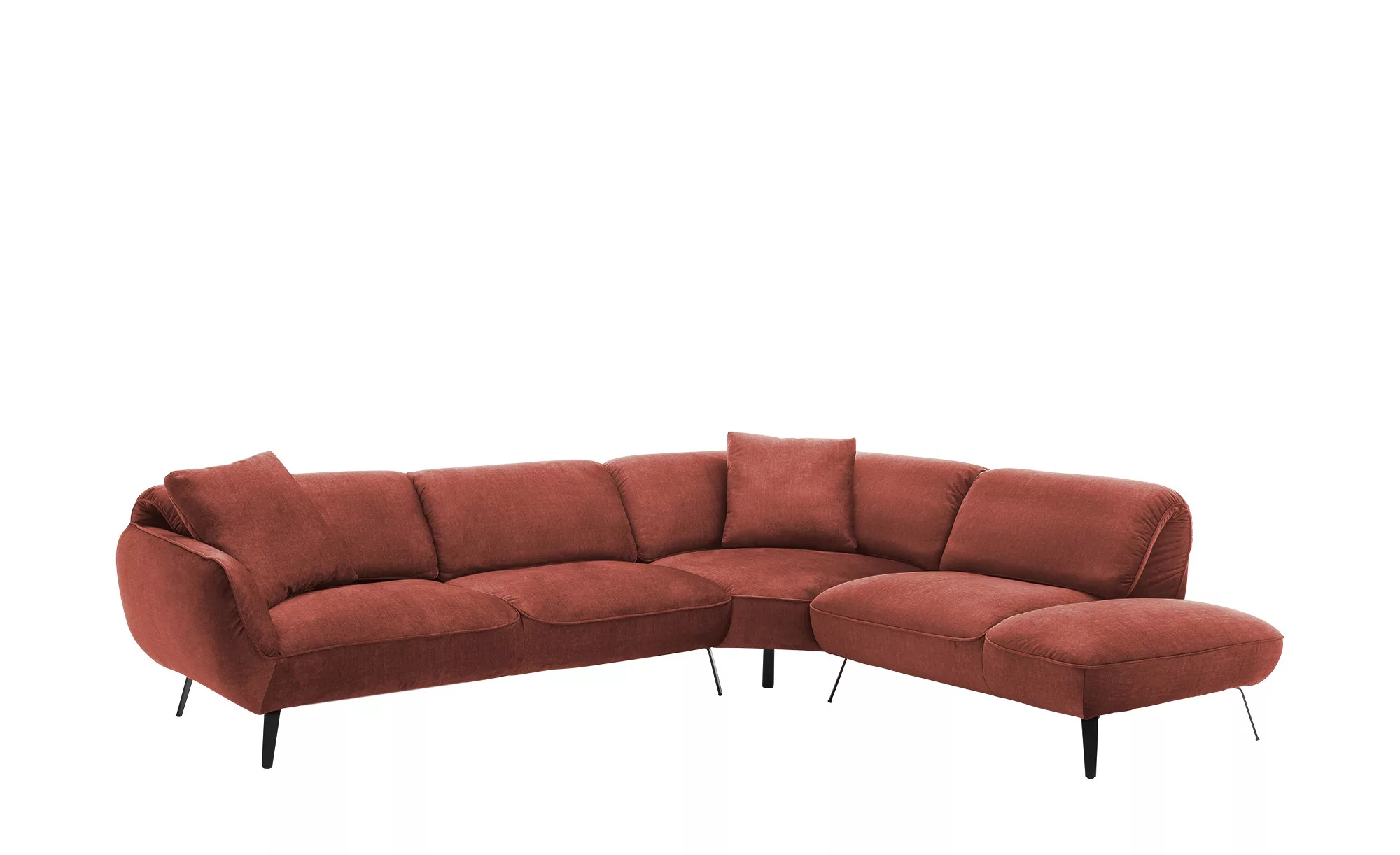 pop Ecksofa  Ventus ¦ rot ¦ Maße (cm): B: 304 T: 246.0 Polstermöbel > Sofas günstig online kaufen