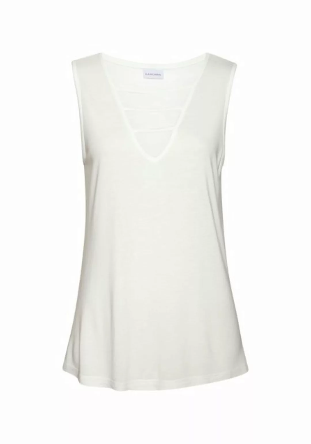 LASCANA Tanktop mit Zierbändern, Jerseytop, modisches Damentop günstig online kaufen