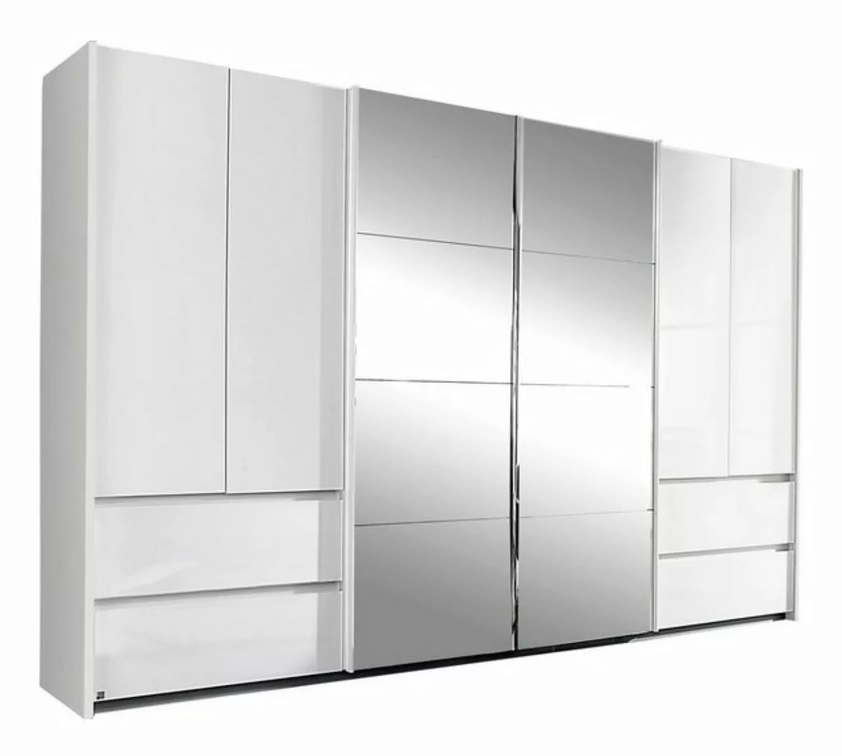 rauch Schwebetürenschrank FULDA, B 315 cm x H 211 cm, Alpinweiß matt, Weiß günstig online kaufen