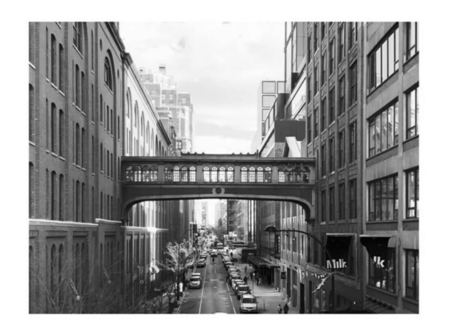 Poster / Leinwandbild - Mantika New York High Line View günstig online kaufen