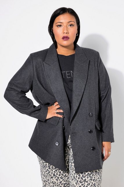 Studio Untold Blusenblazer Blazer Loose Shape doppelreihig Revers günstig online kaufen