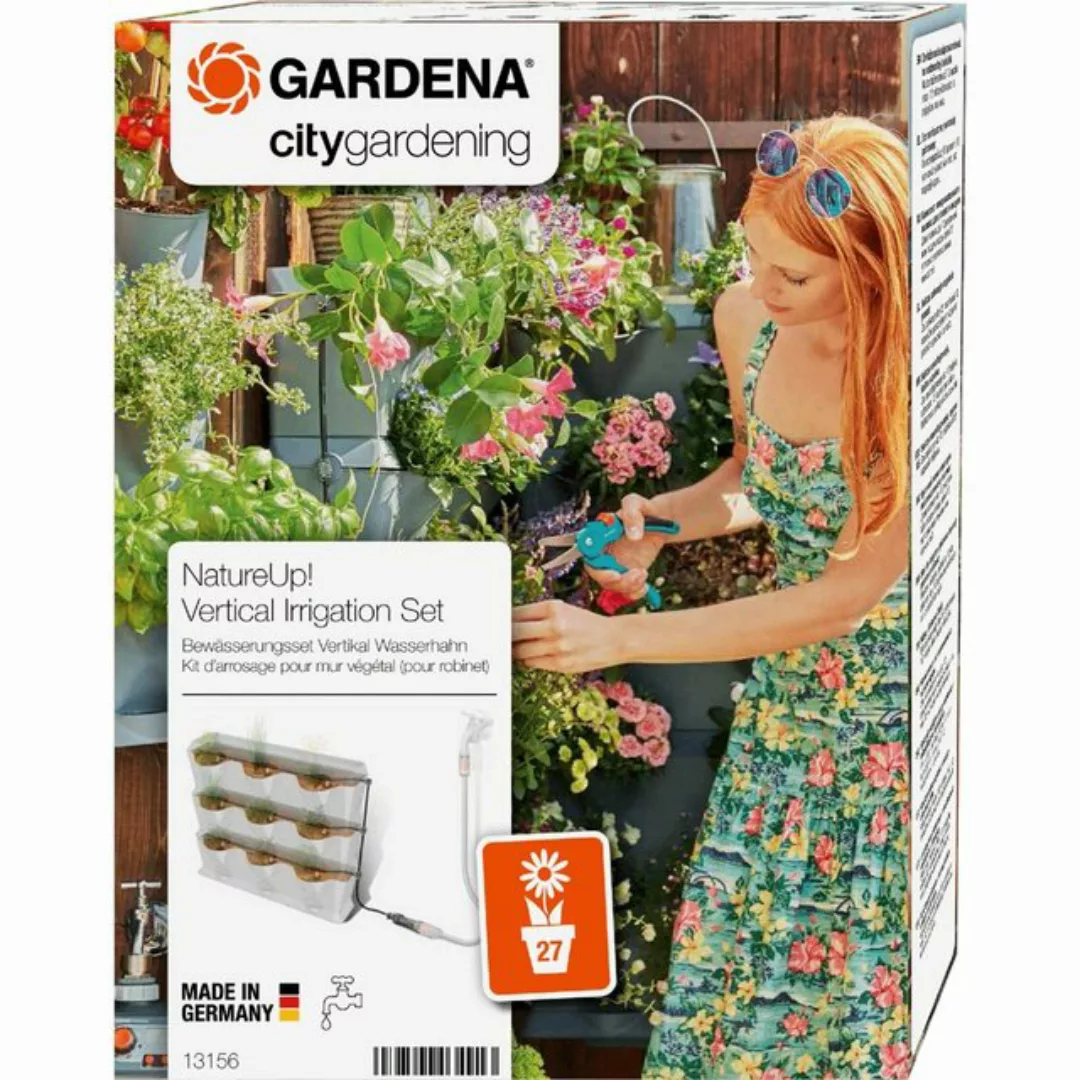 Gardena Pflanzen-Bewässerungs-Set NatureUp Vertikal für den Wasserhahn günstig online kaufen