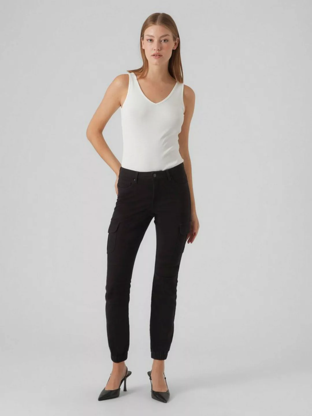 Vero Moda Cargohose VMIVY MR ANKLE CARGO PANTS NOOS günstig online kaufen