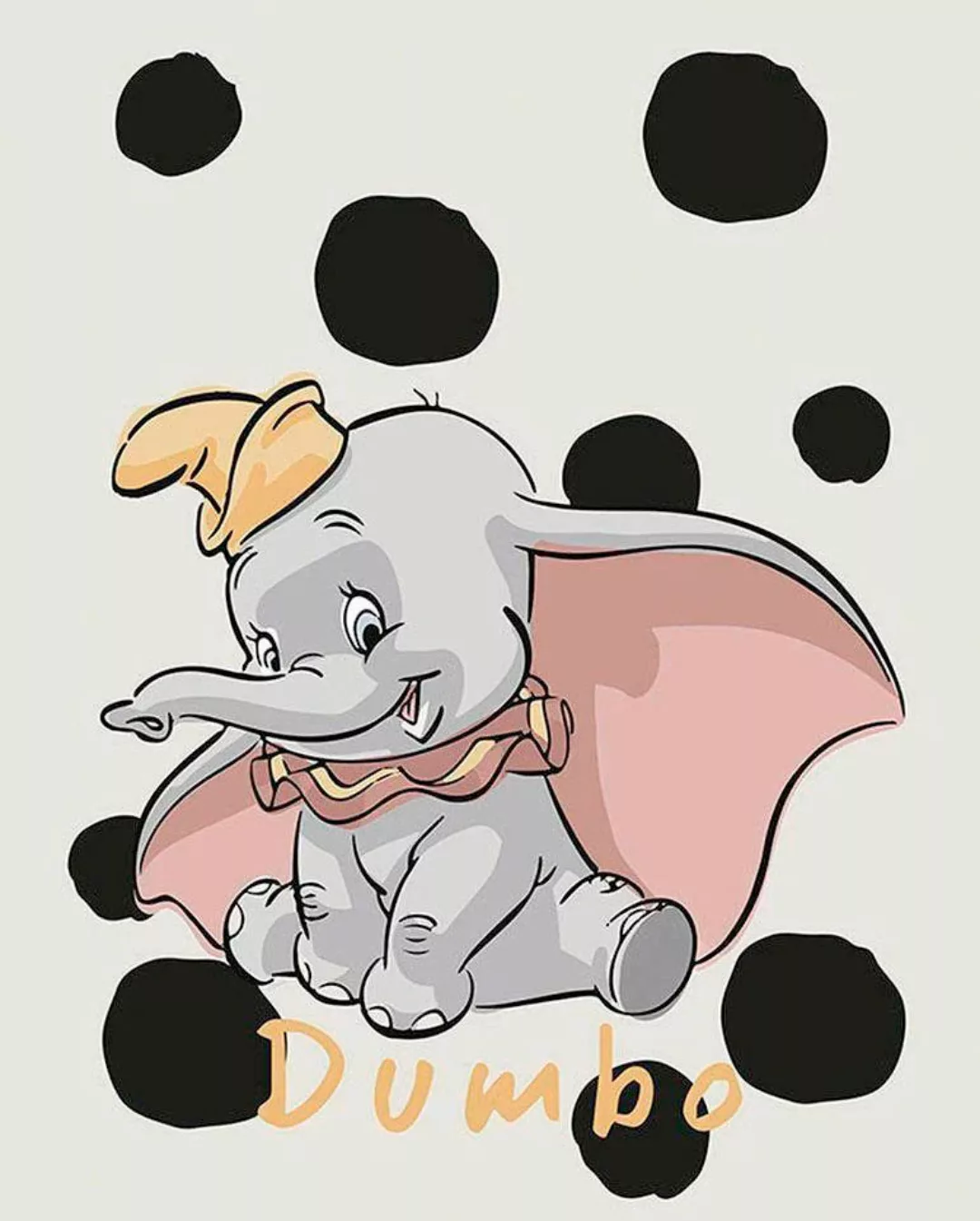 Komar Poster "Dumbo Dots", Disney, (1 St.), Kinderzimmer, Schlafzimmer, Woh günstig online kaufen