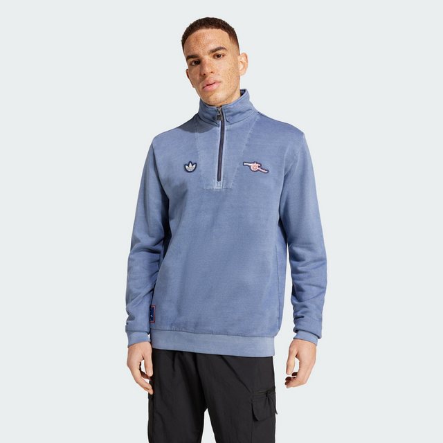 adidas Originals Sweatshirt FC ARSENAL TERRACE ICONS HALF-ZIP OBERTEIL günstig online kaufen