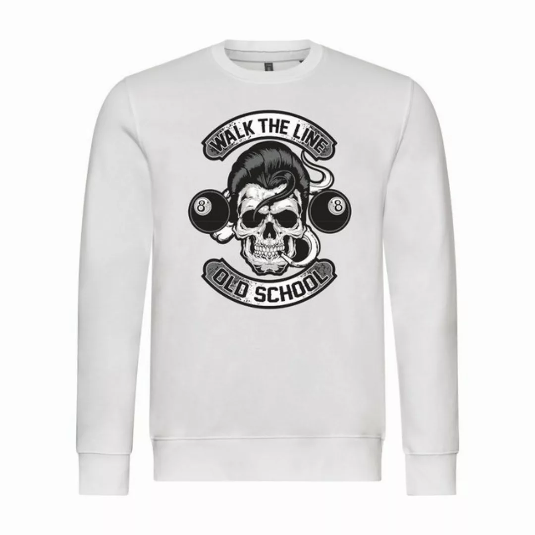 deinshirt Rundhalspullover Herren Pullover Walk the line Mit Print Motiv, G günstig online kaufen